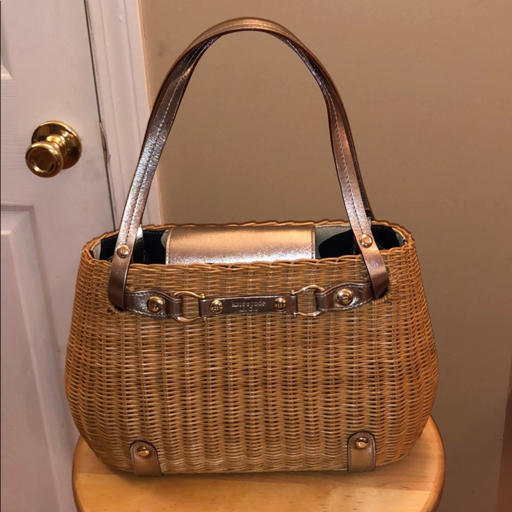 Kate spade wicker bag